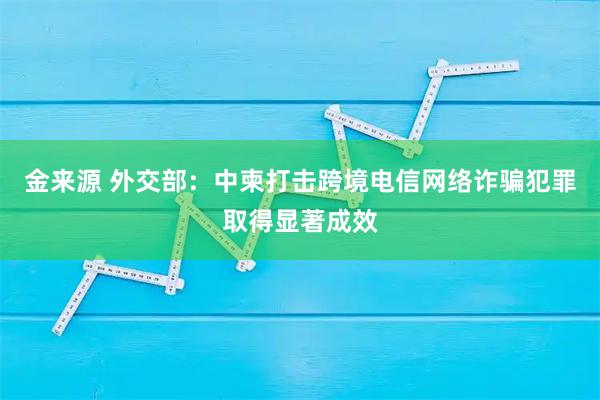 金来源 外交部：中柬打击跨境电信网络诈骗犯罪取得显著成效