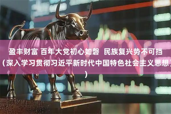 盈丰财富 百年大党初心如磐 民族复兴势不可挡(深入学习贯彻习近平新时代中国特色社会主义思想)